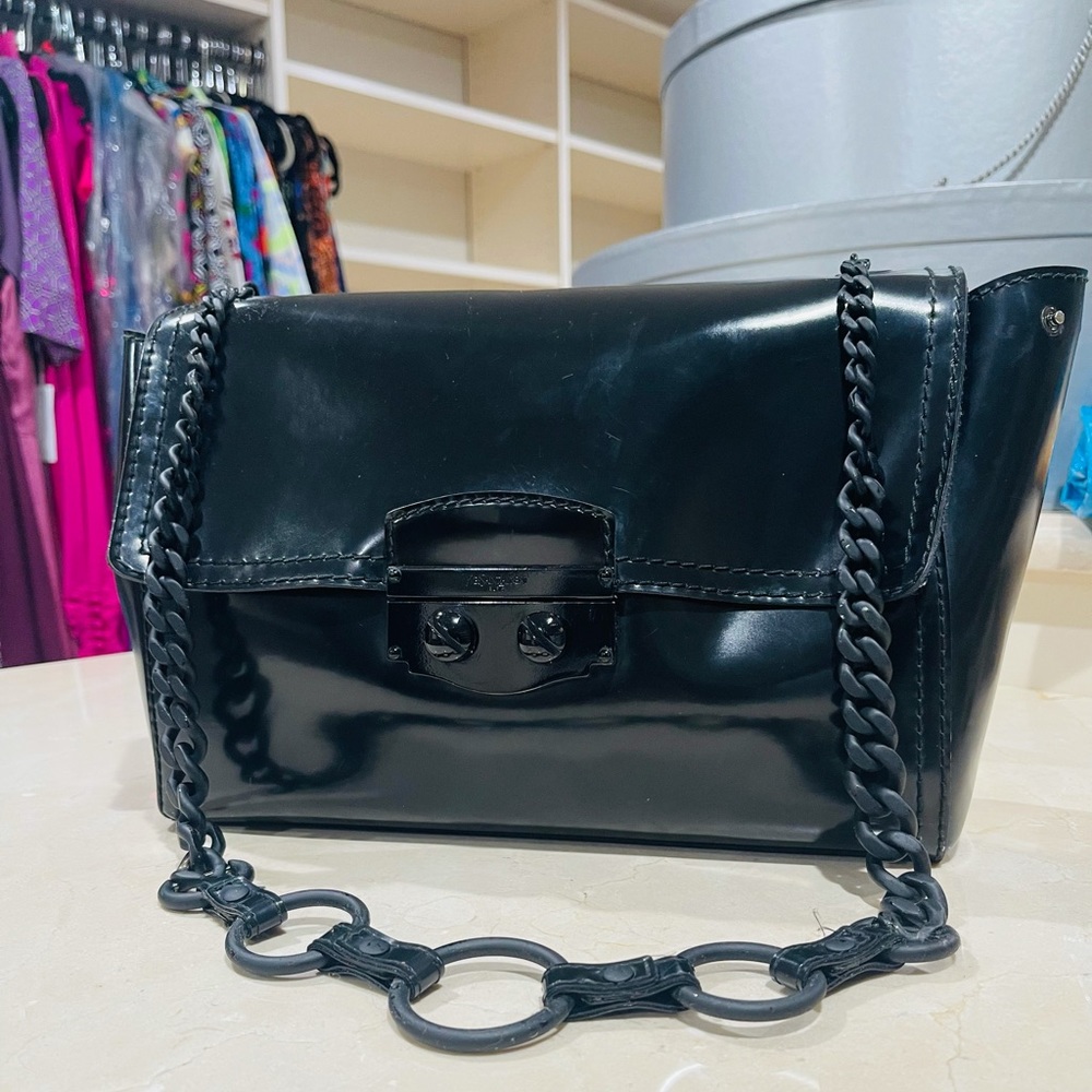 Black YSL Purse